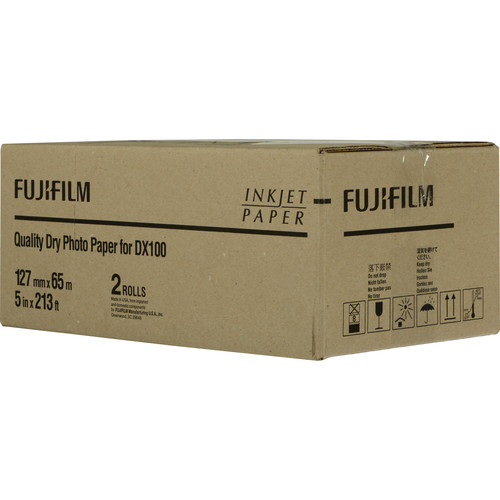 Foto principale Fujifilm Carta Inkjet 12,7x65m Glossy - Confezione da 2 Bobine per DX100 ed Epson D700