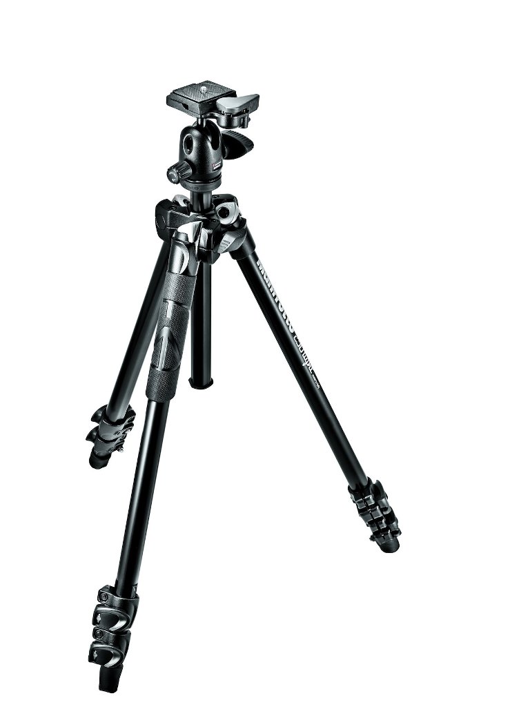 Foto principale Manfrotto Treppiedi MK290LTA3-BH - Cavalletto 290 Light + Testa a Sfera