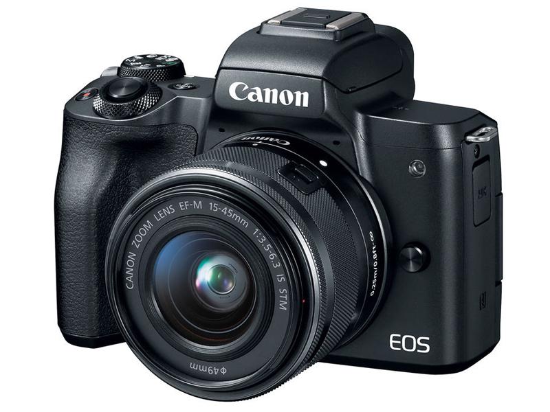 Foto principale Canon EOS M50 Black Kit EF-M 15-45mm IS STM + Borsa + SD 16GB Garanzia Canon Pass Italia