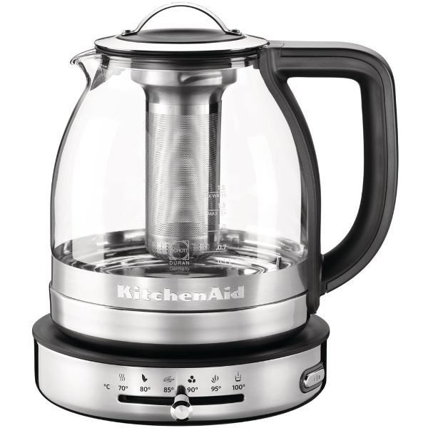 Foto principale KitchenAid 5KEK1322ESS Teiera in vetro Artisan da 1,5 L Garanzia Italia