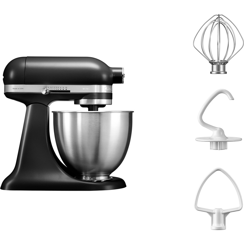 Foto principale KitchenAid 5KSM3311XEBM Nero Opaco Robot da Cucina 3,3 L Garanzia Italia 5 anni