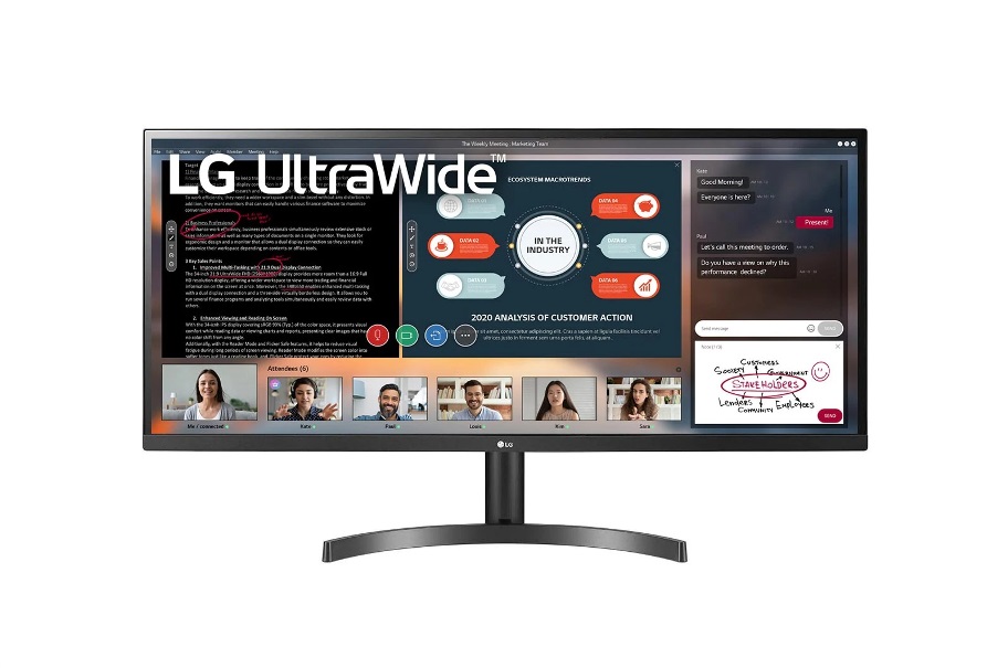 Foto principale LG 34WL500-B Monitor PC 34 Pollici Ultra Wide Full HD Pannello IPS /