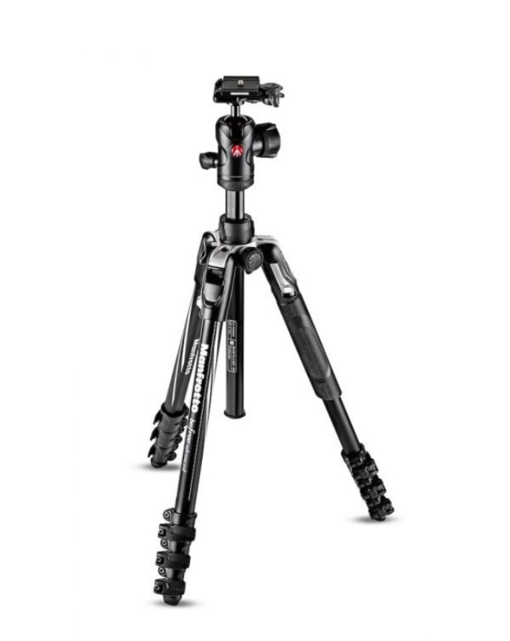 Foto principale Manfrotto Treppiedi MKBFRLA4BK-BH Kit Befree Advanced nero in alluminio con chiusura a leva