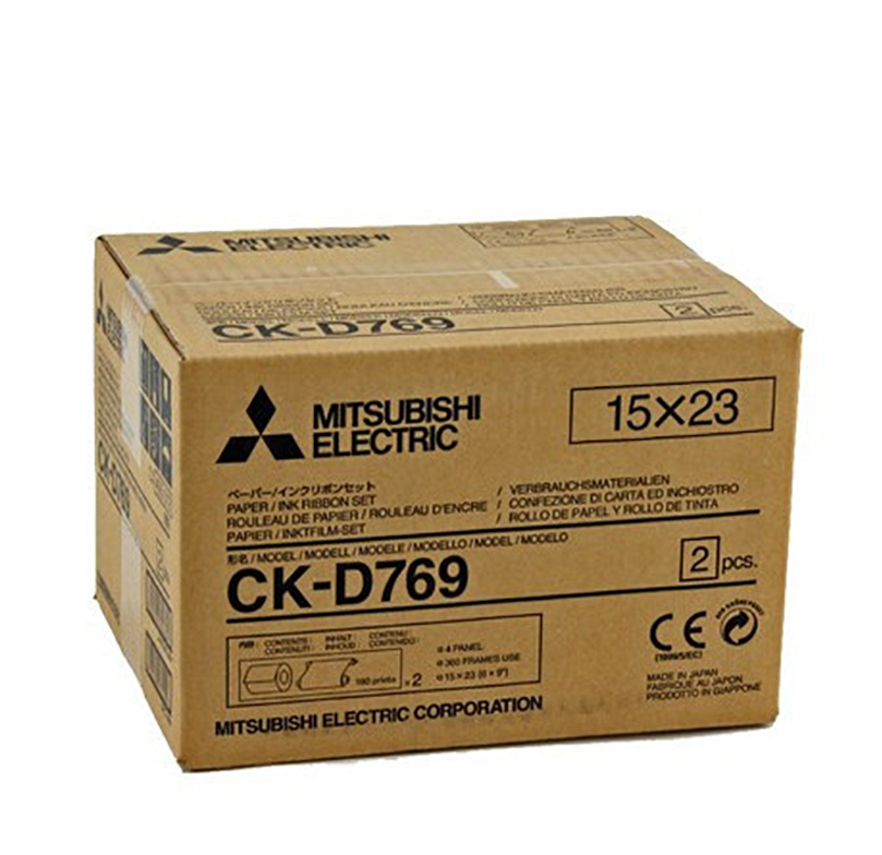 Foto principale Mitsubishi Electric CK-D769 Carta + Ribbon per 360 Stampe 15x23