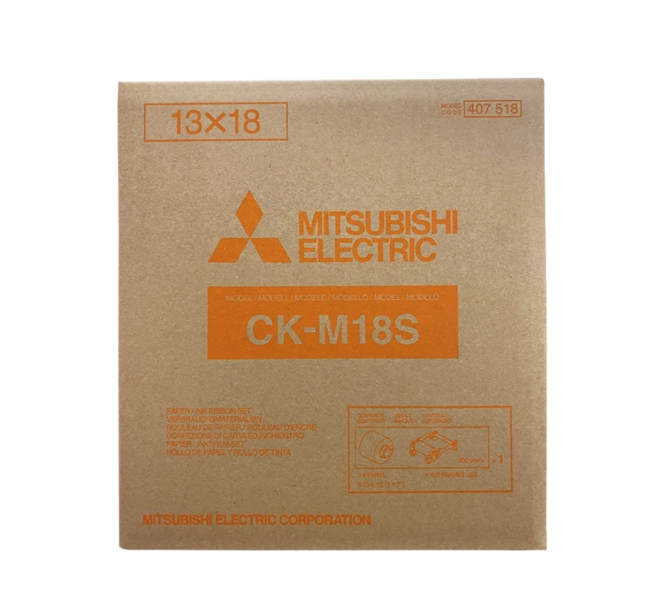 Foto principale Mitsubishi Electric CK-M18S Carta + Ribbon per 800 Stampe 9x13 o 400 13x18