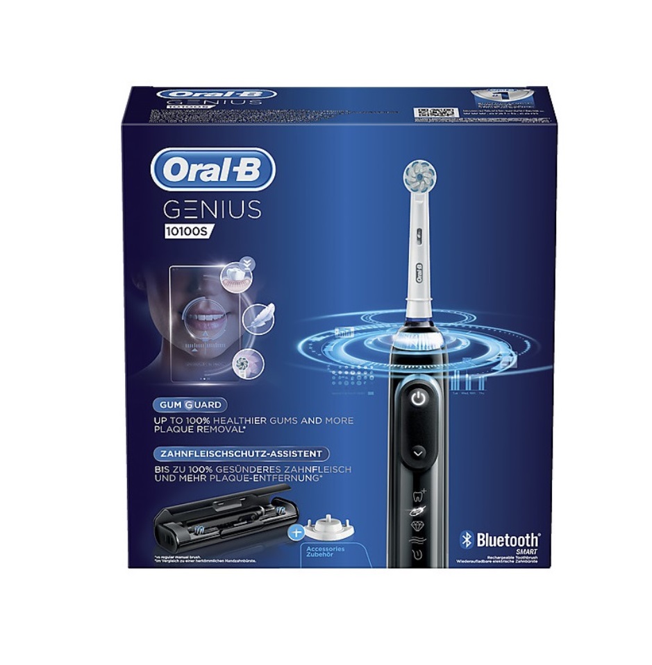Foto principale Oral-B Genius 10100S Black Spazzolino Elettrico Ricaricabile