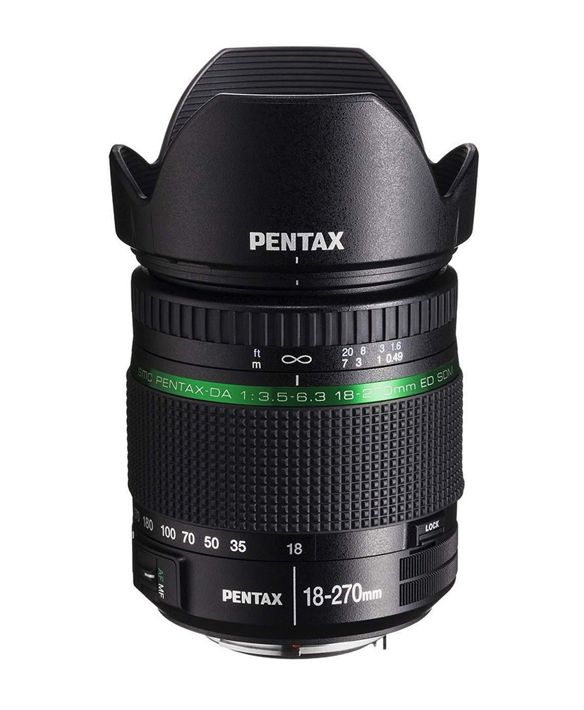 Foto principale Pentax Obiettivo SMC 18-270mm F 3,5-6,3 DA ED SDM - Garanzia Fowa 4 Anni
