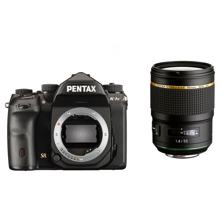 Foto principale Pentax K-1 Mark II kit 50mm F 1.4 D FA Garanzia Fowa Italia 4 Anni