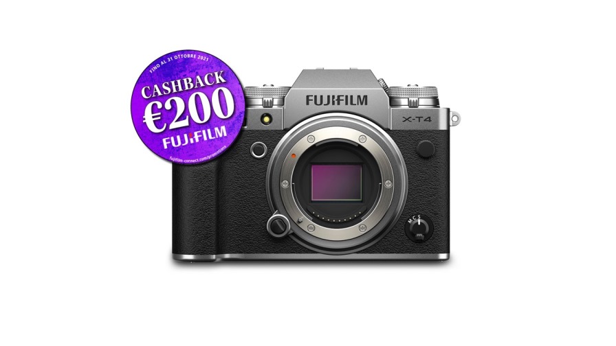 Foto principale Fujifilm X-T4 Silver Corpo Garanzia Fujifilm Italia