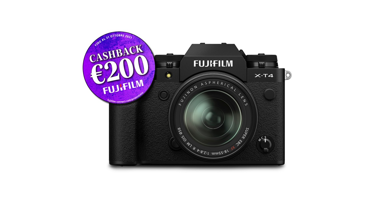 Foto principale Fujifilm X-T4 Black + XF 18-55mm F2,8-4 R Garanzia Fujifilm Italia